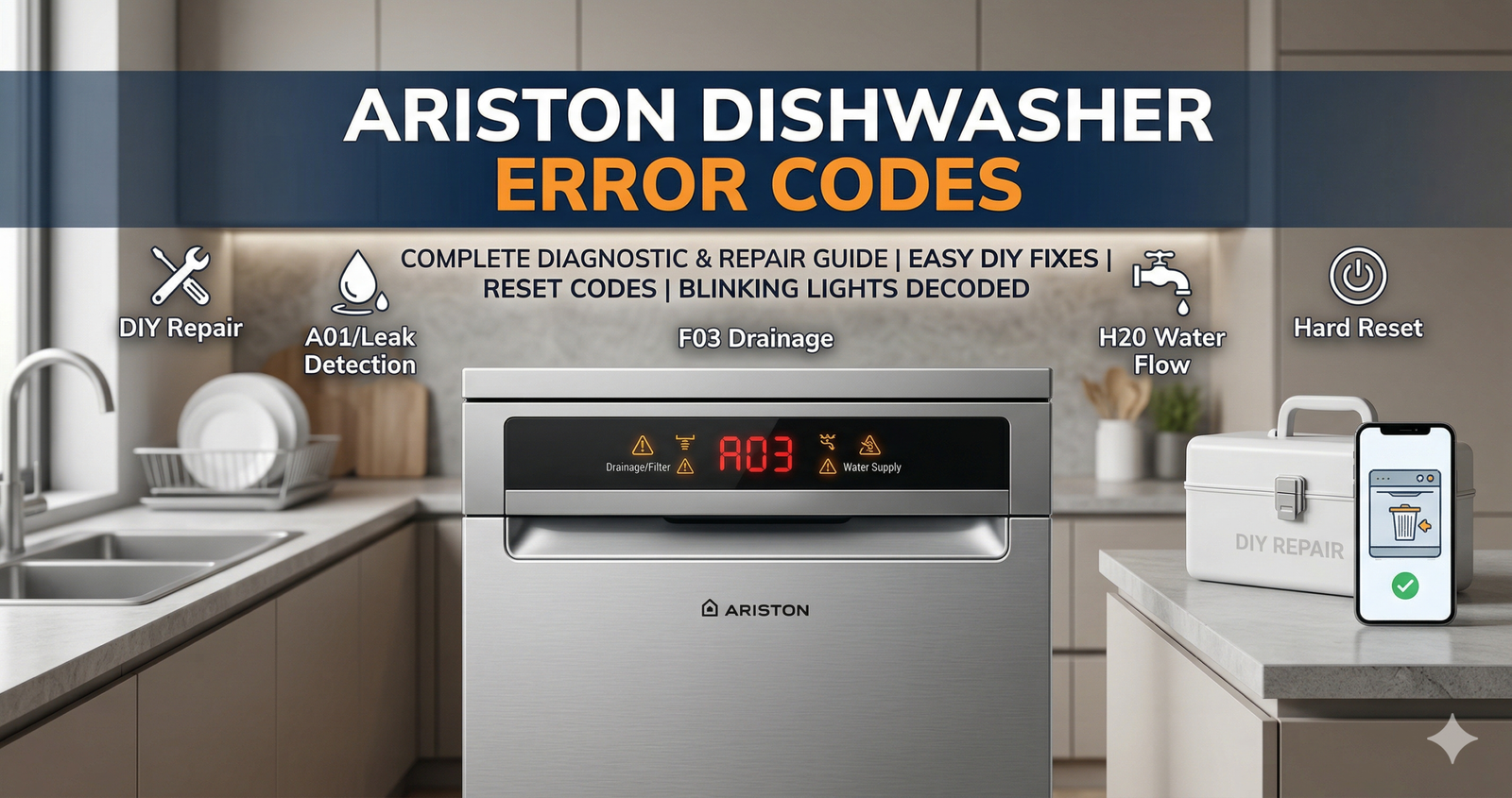 Ariston Dishwasher Error Codes