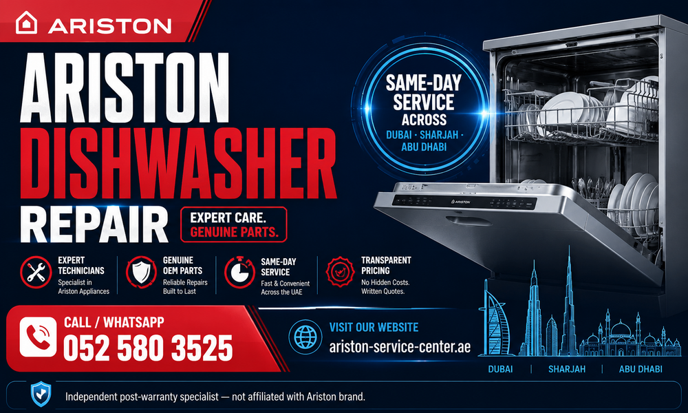 Ariston Dishwasher Repair Dubai
